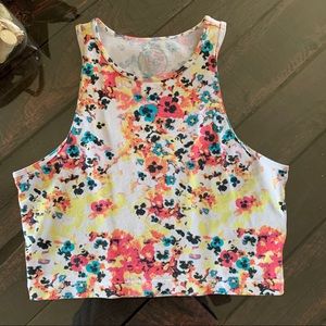 Floral Crop Top - Crop Tank